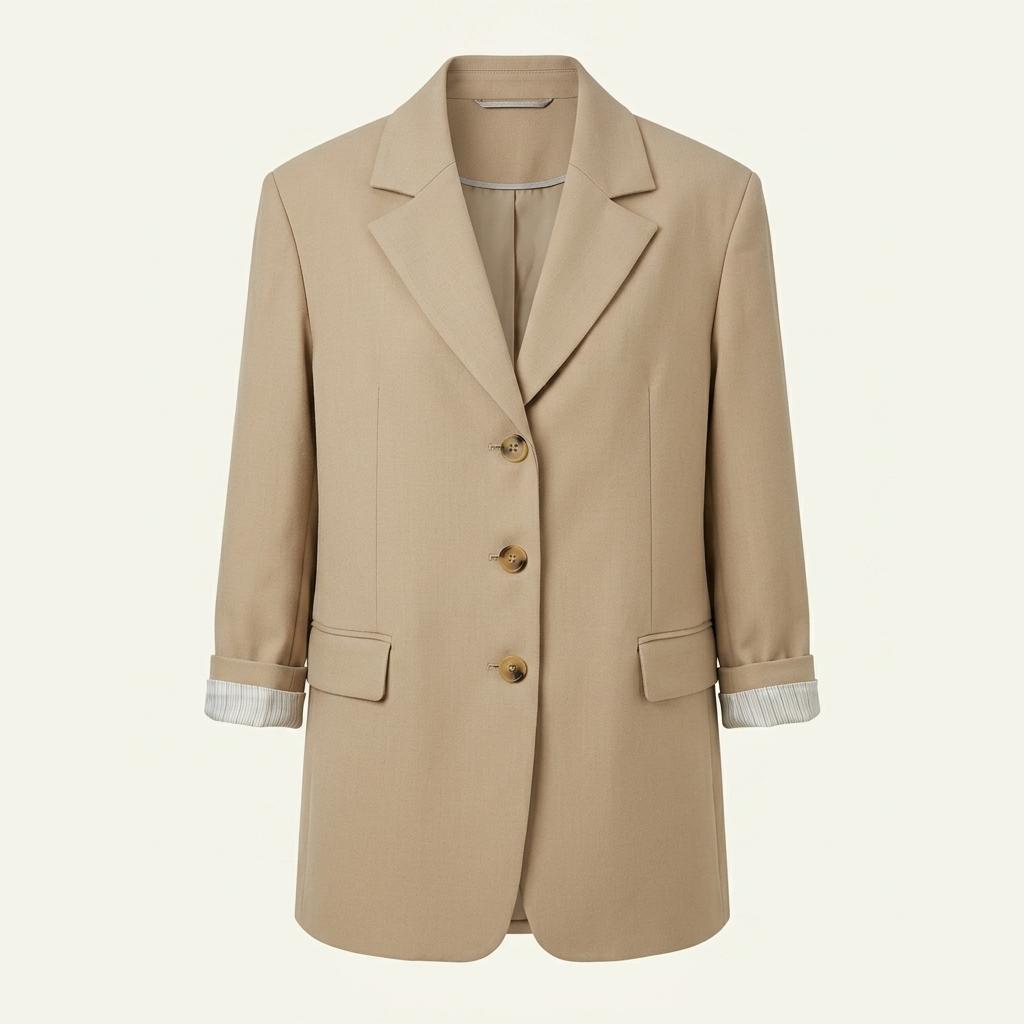룩캐스트 알마 싱글 자켓 베이지 One Size 1
