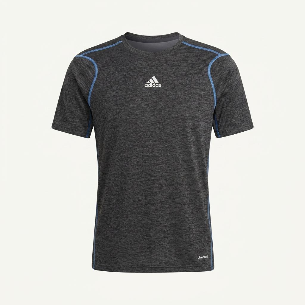 M,95 )) adidas 아디다스 반팔티셔츠 ! 가운데로고~ 그레이&블루 1