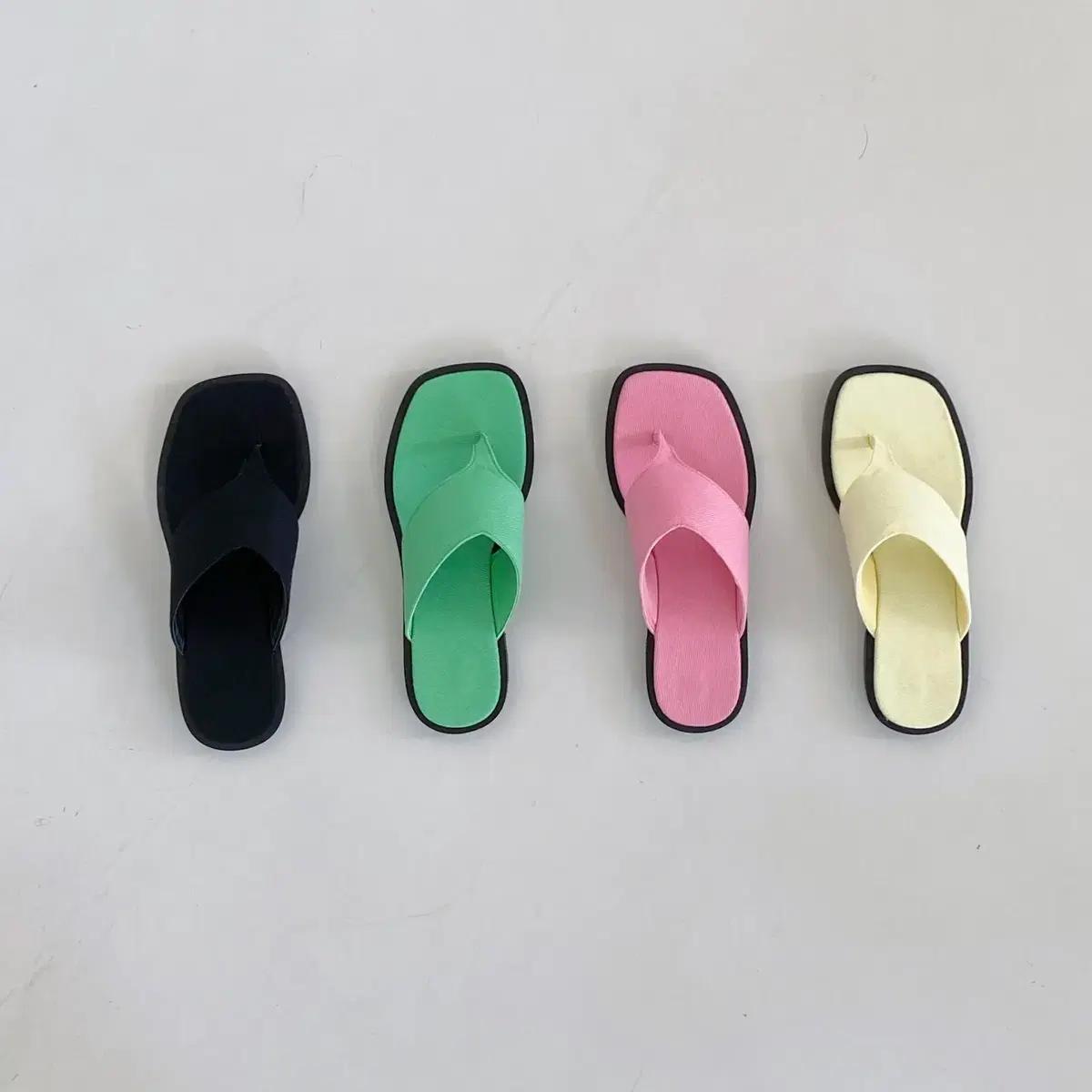 #419 파스텔 1cm 여성 쪼리 240 민트_디피상품 7