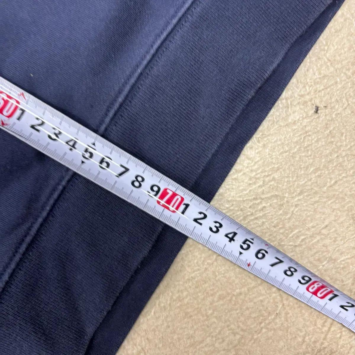 라코스테 컬러 자수 로고 네이비 맨투맨 5