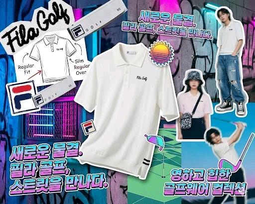 정품 필라 골프 니트티 3