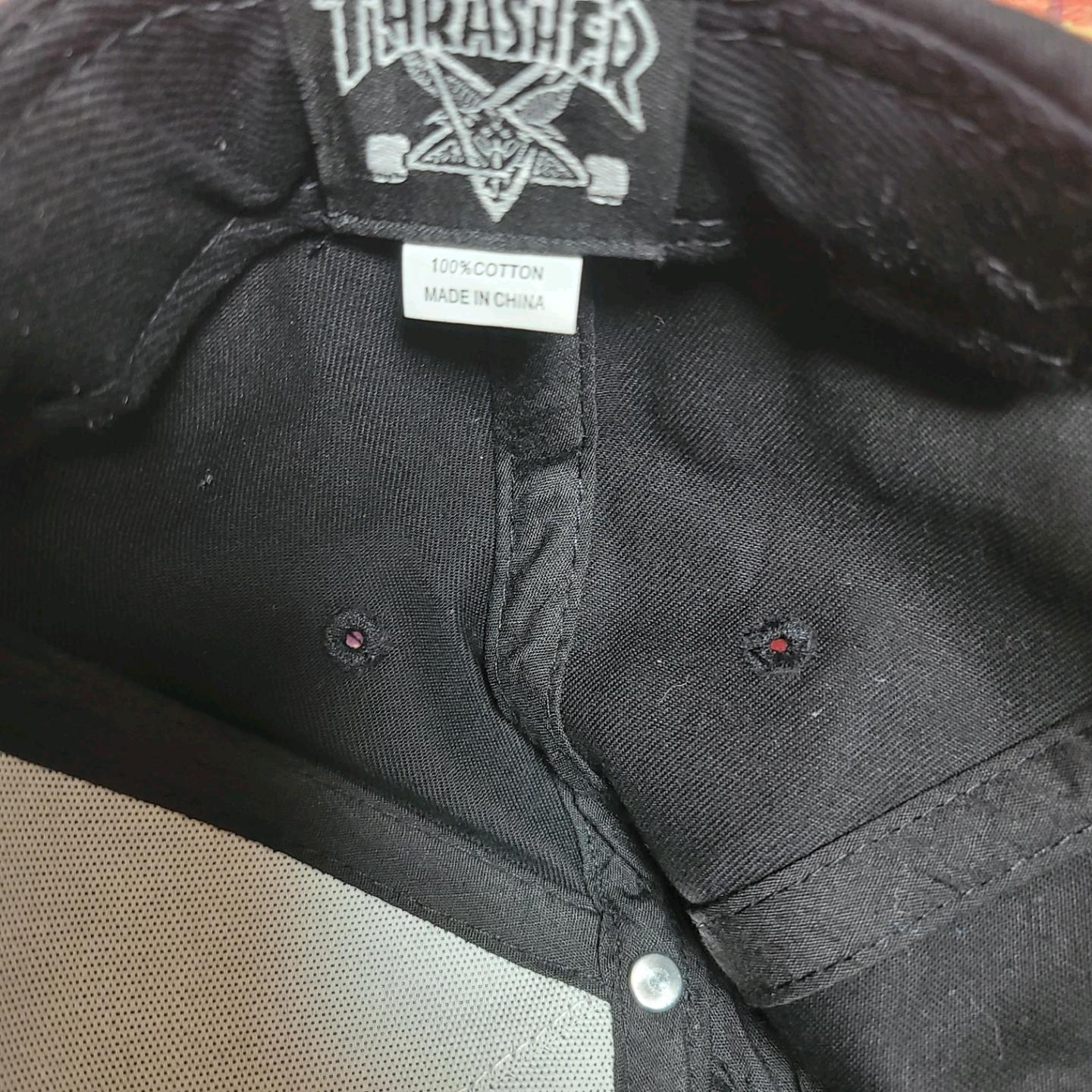 Thrasher 블랙 볼캡 3