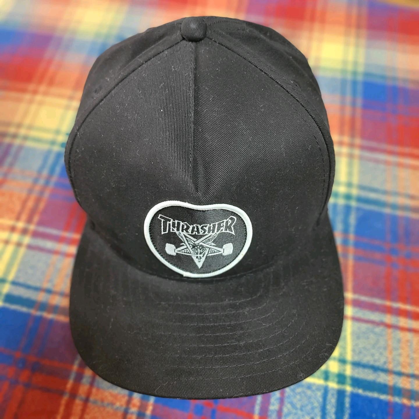 Thrasher 블랙 볼캡 4