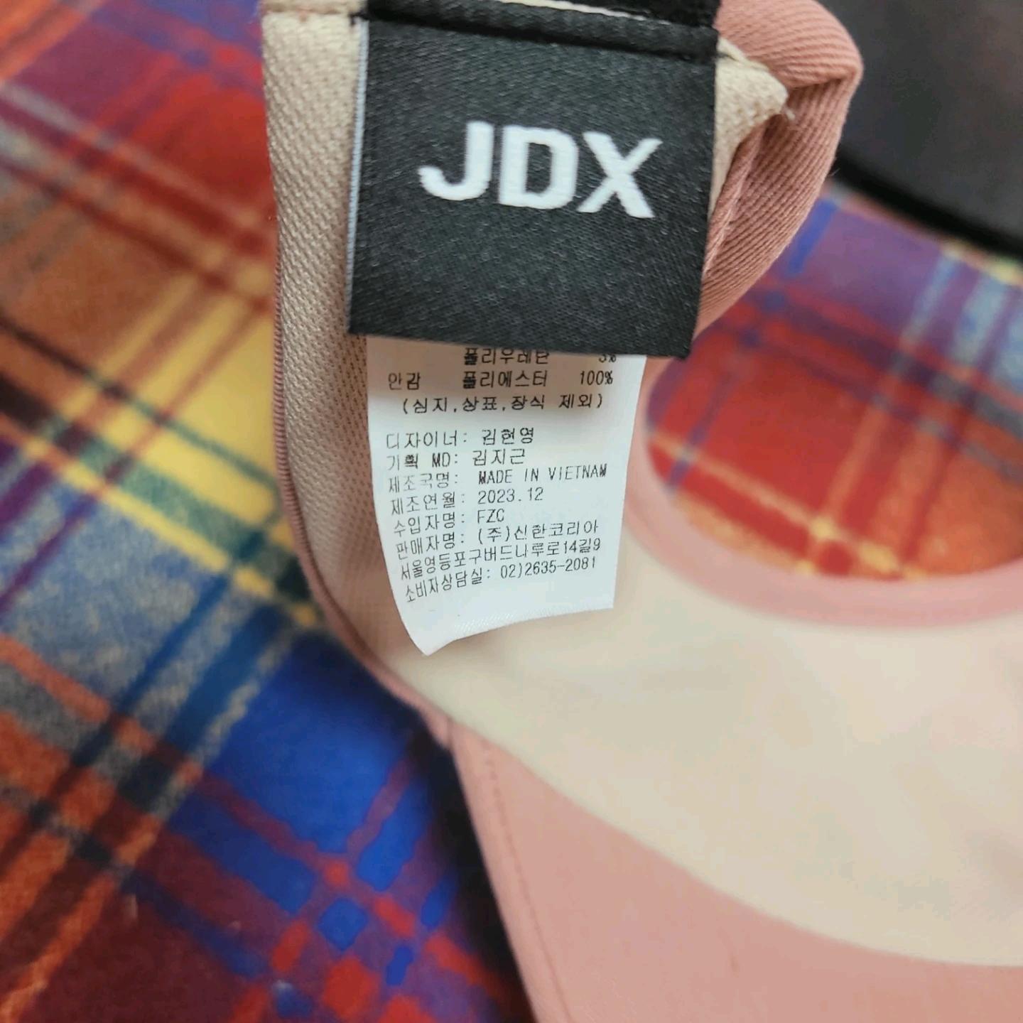 JDX 로즈핑크 골프 썬캡 바이저 6