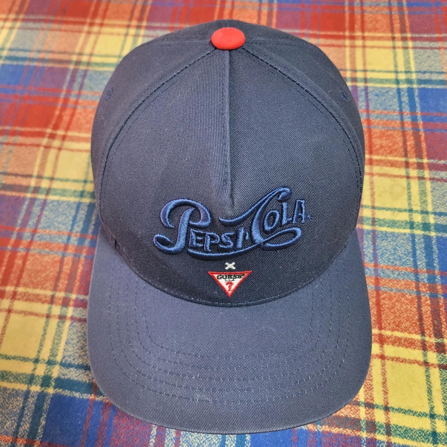 GUESS x Pepsi 콜라보 캡모자 네이비 FREE 7