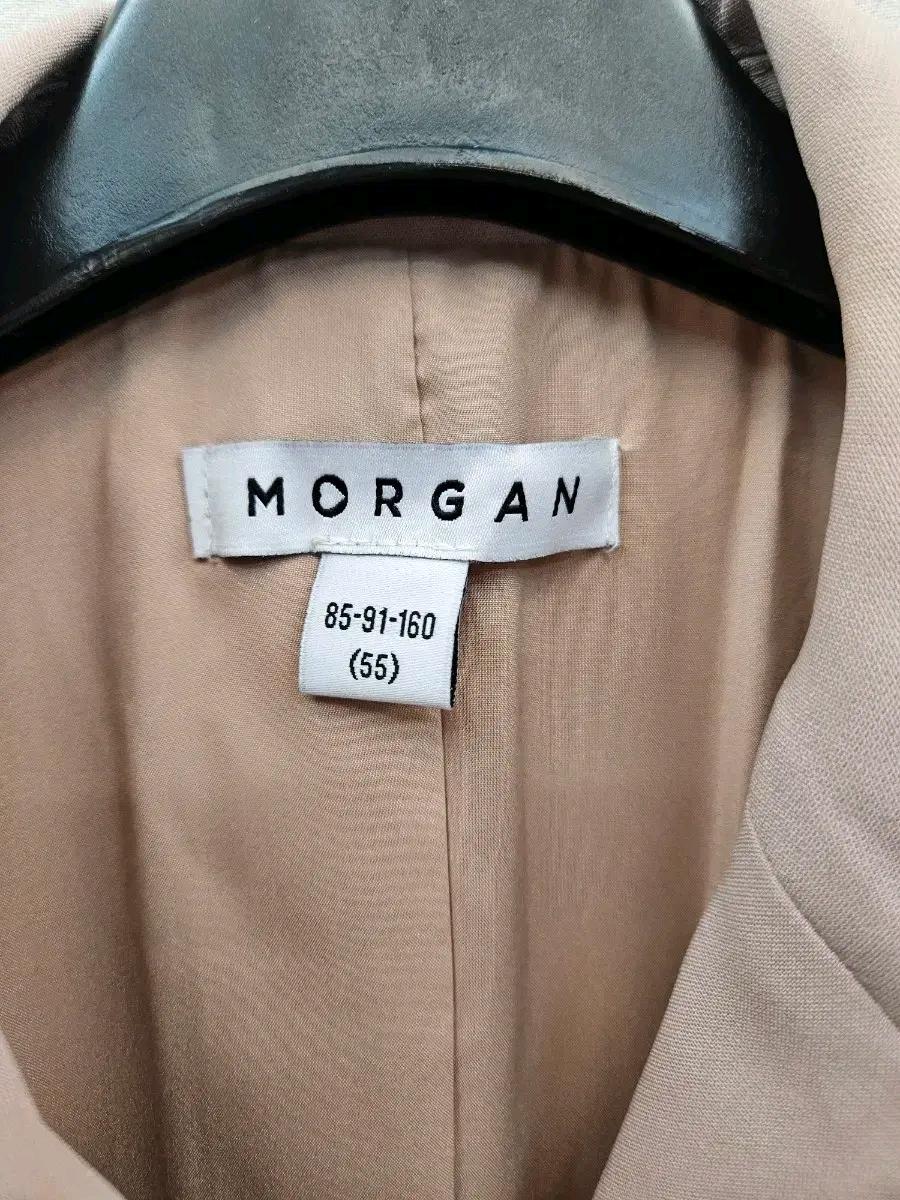 MORGAN 베이지 롱 코트 원피스 4