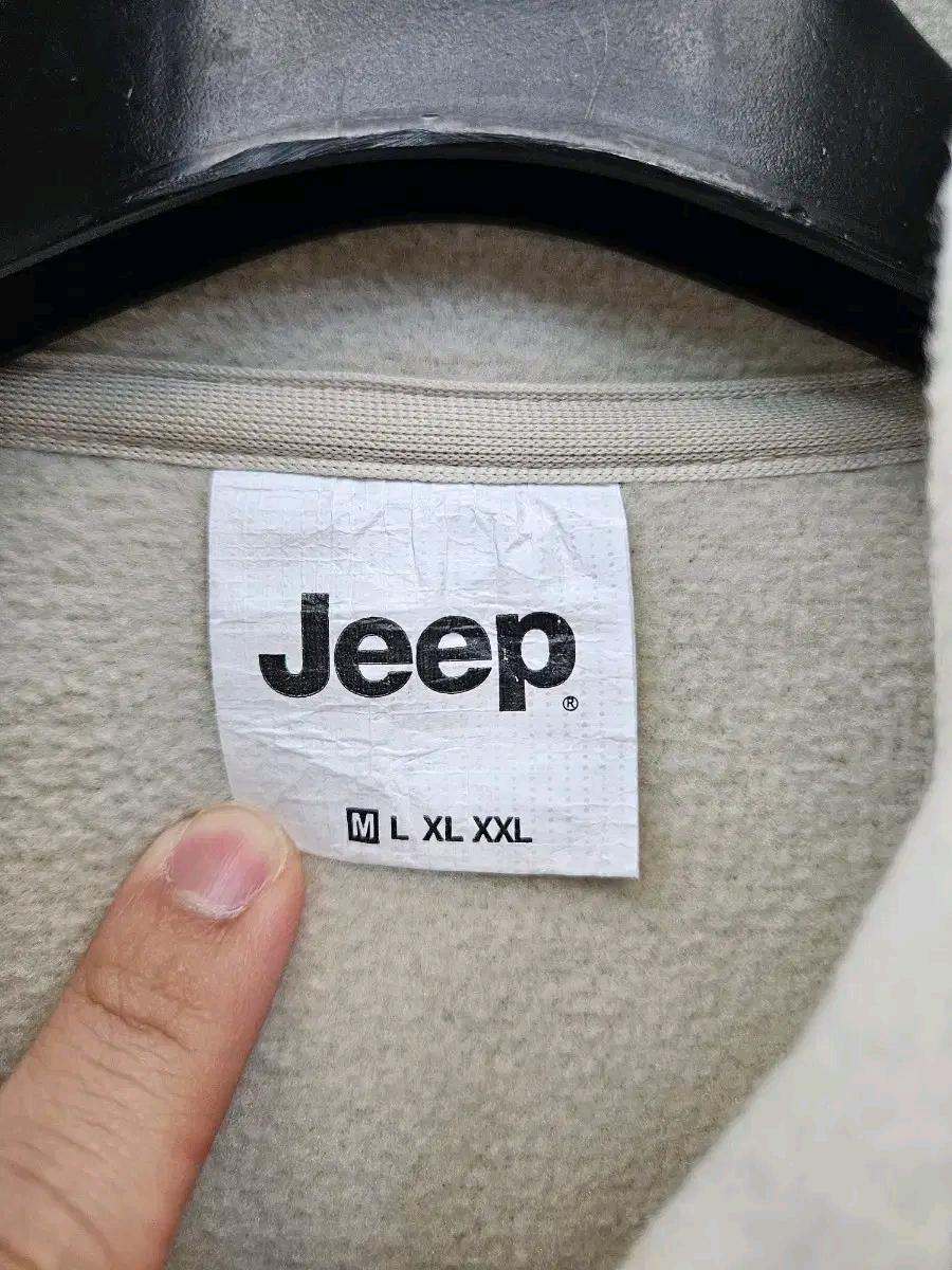 JEEP 베이지 프리스 조끼 5