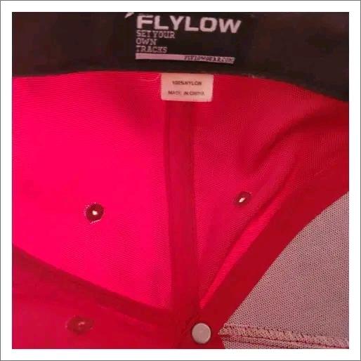 FLY LOW/모자/스냅백/레드칼라 5
