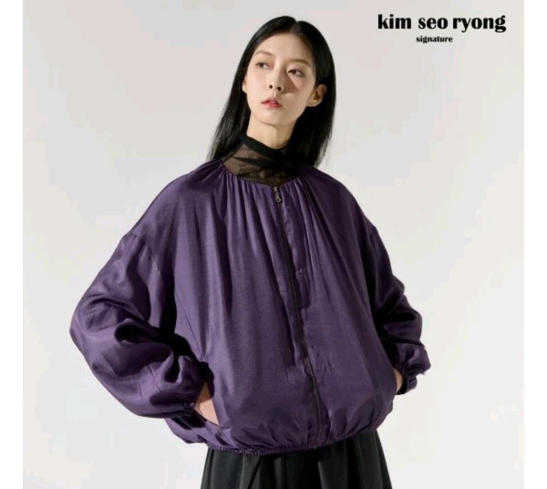 김서룡 시그니처 퍼플 집업 자켓 66 4