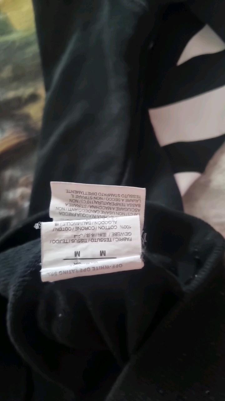 오프화이트 모나리자 TEMPERATURE 맨투맨 블랙 4