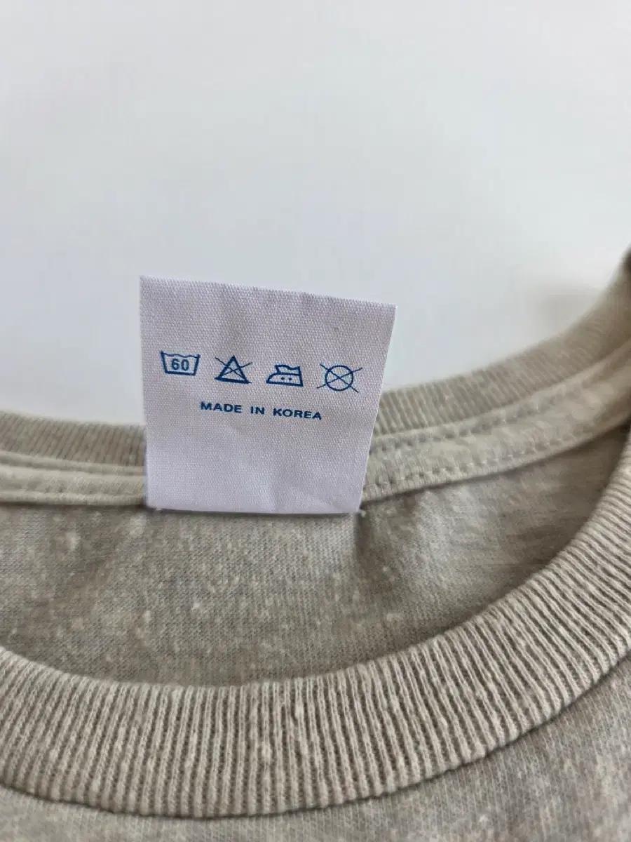 토마스모어 베이직 반팔 티셔츠 베이지 FREE 5