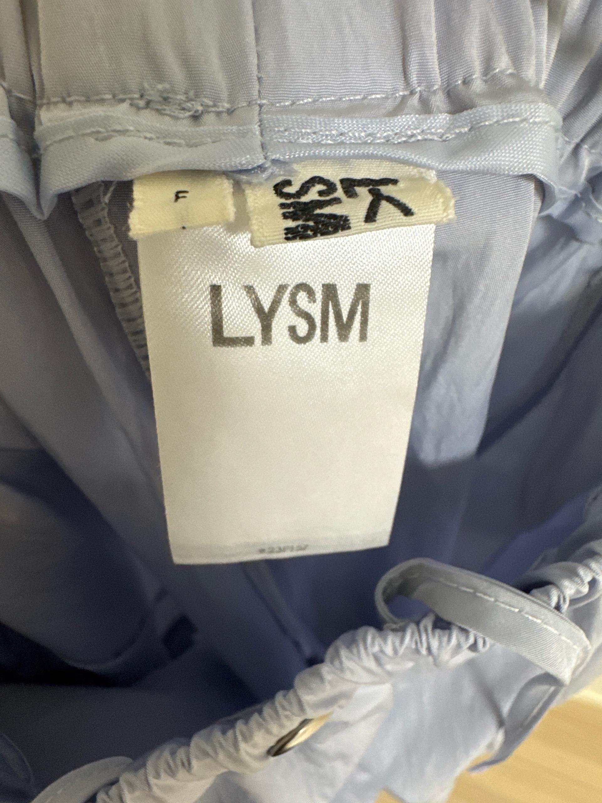 LYSM 파스텔 블루 나일론 카고 조거 팬츠 6