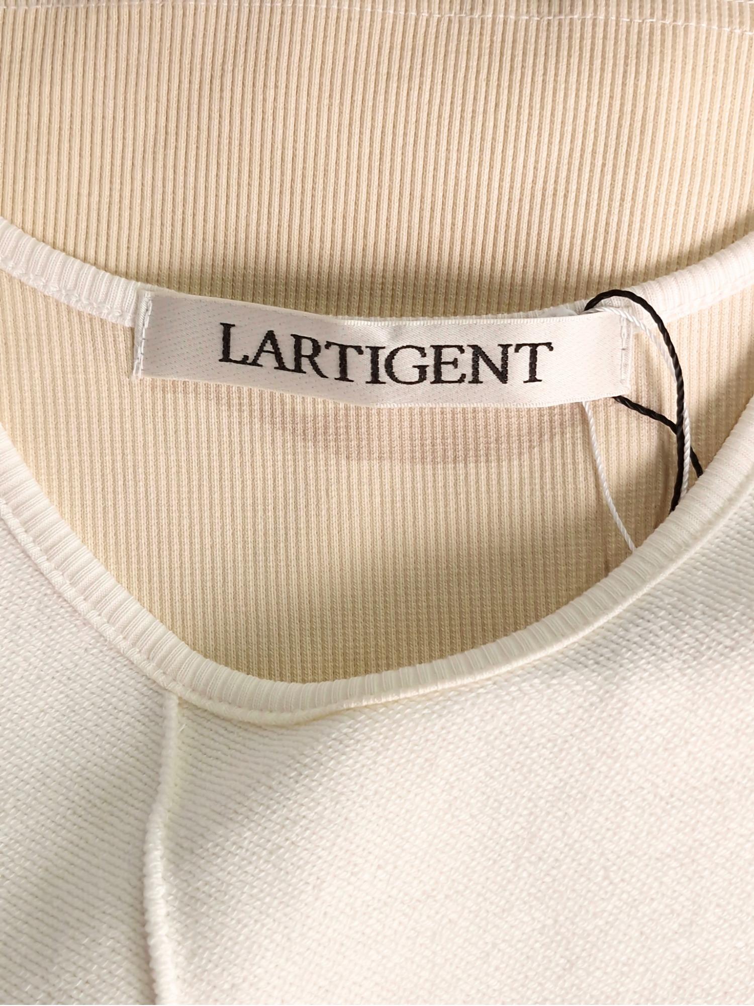 LARTIGENT 라티젠 배색 슬리브리스 FREE (새상품) [A297] 4