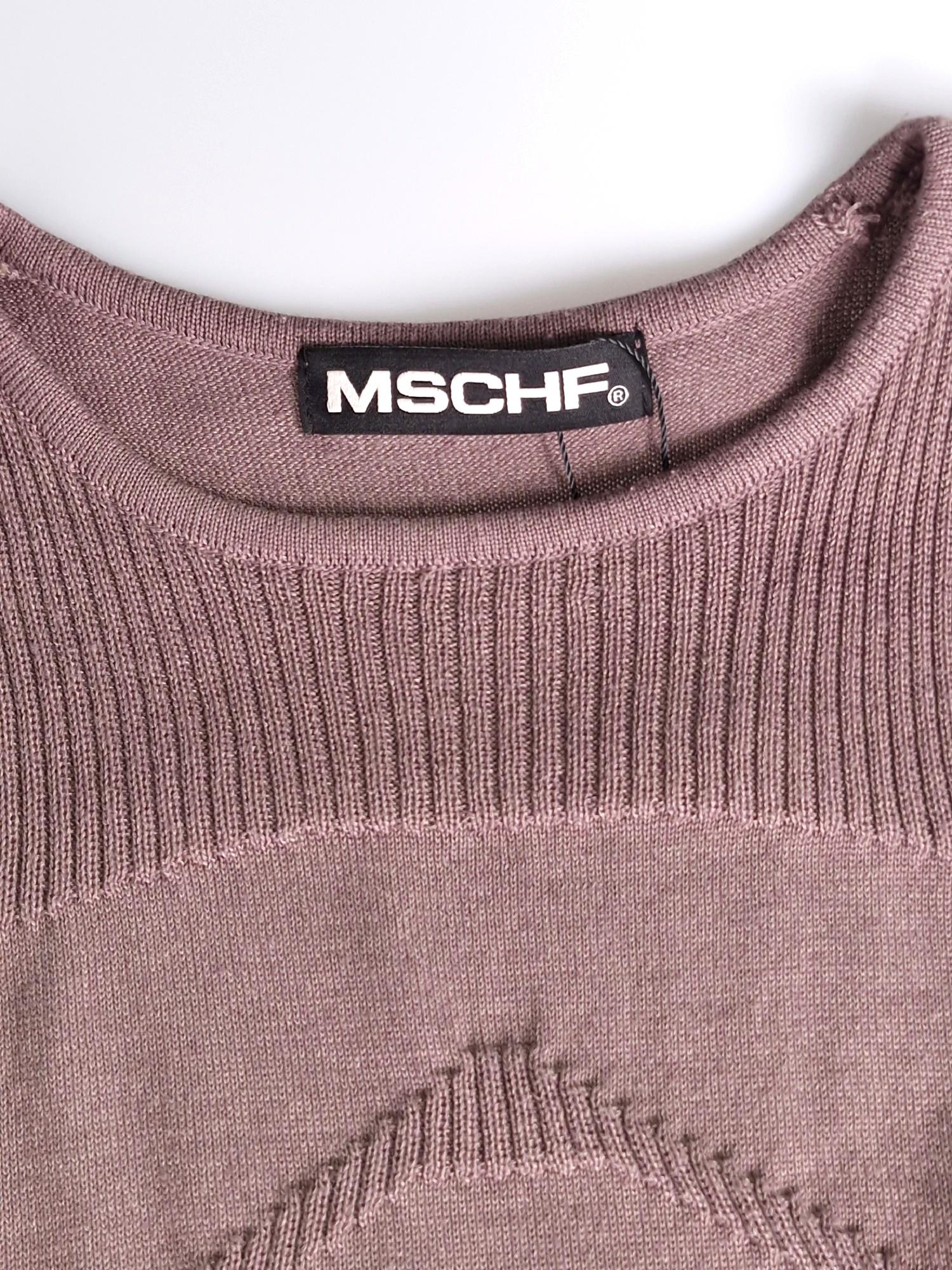 MSCHF 미스치프 롬버스 니트 탑 로즈 브라운 M [A302] 4