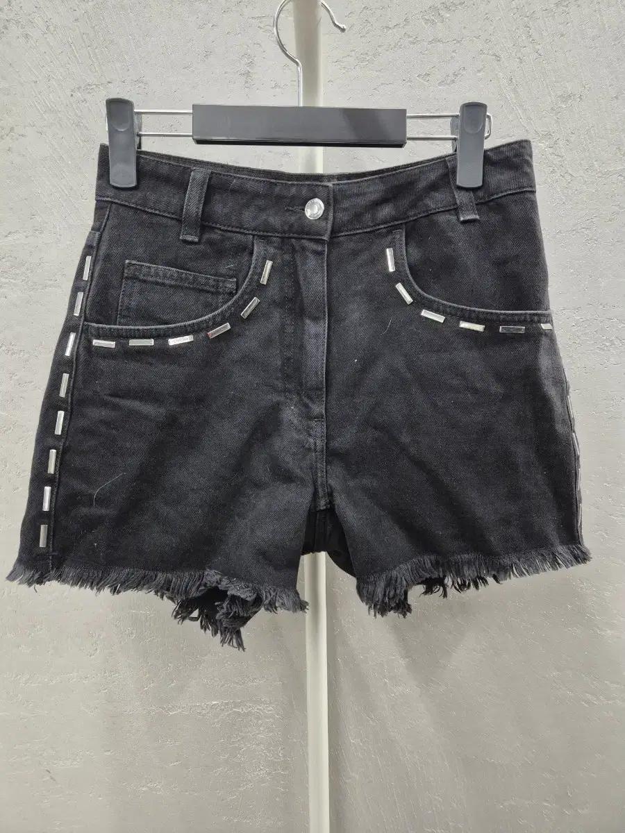 IRO 블랙 데님 숏팬츠 23W 3