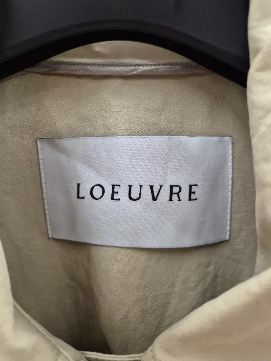 LOEUVRE 베이지 더블 버튼 트렌치 코트 8