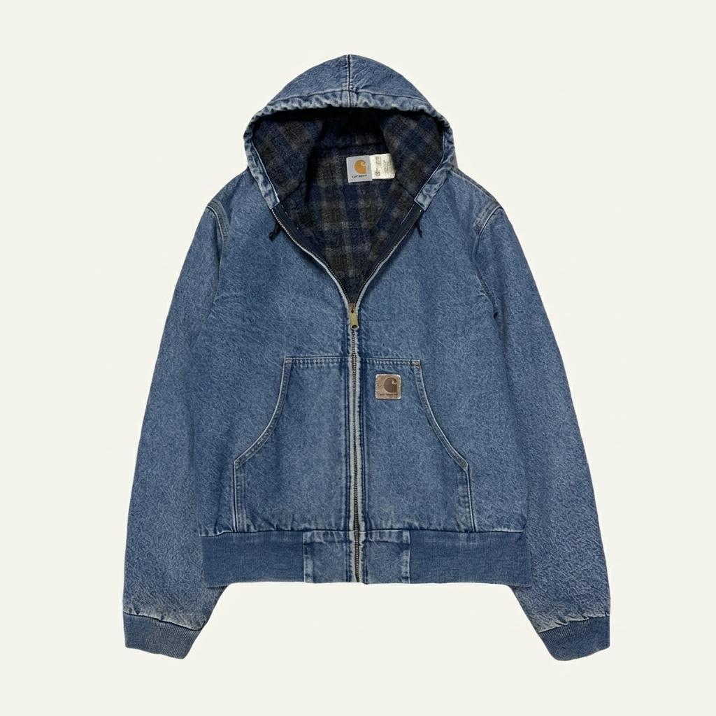 [M] CARHARTT 90s JB1198 액티브 데님후드자켓 1
