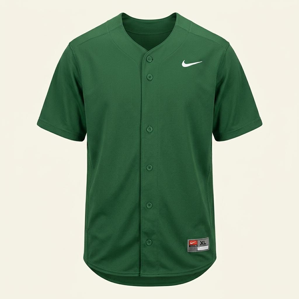 [XL] NIKE 나이키 자수로고 베이스볼저지 그린 1