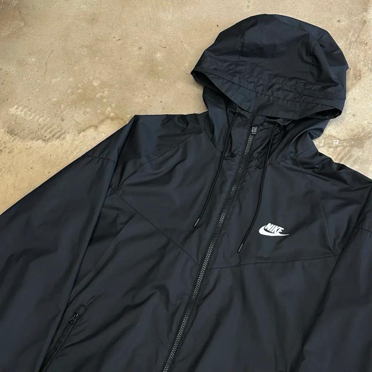 XL 나이키 블랙 후드 바람막이 2