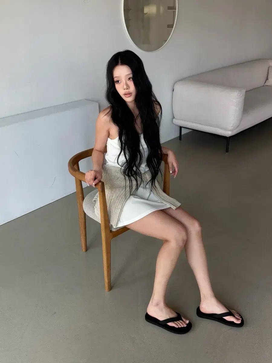 @9596 베이직 심플 플립플랍 쪼리 슬리퍼 250(L) 블랙-새상품 6