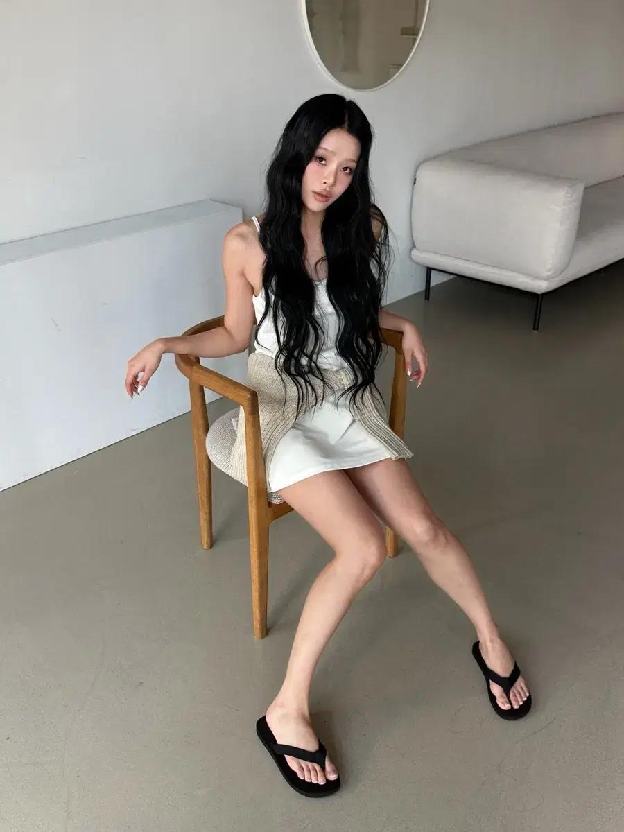 @9596 베이직 심플 플립플랍 쪼리 슬리퍼 240(M) 블랙-새상품 5