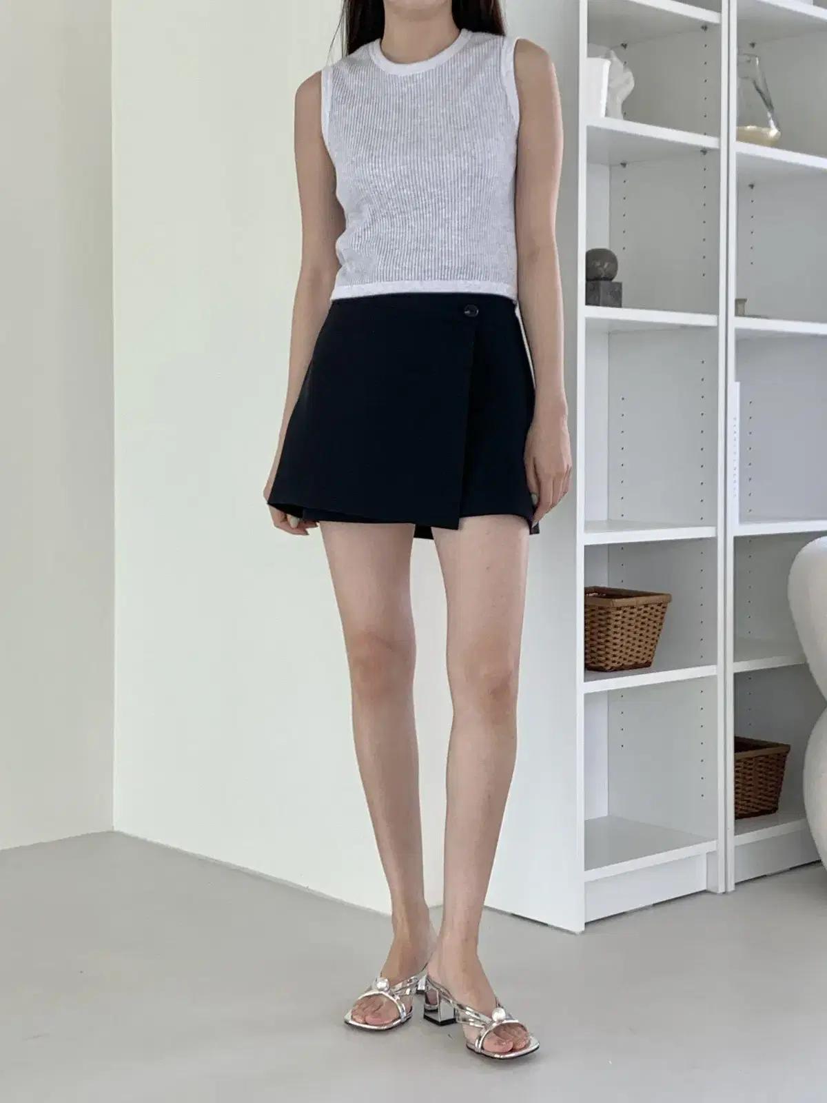 #770 진주 포인트 6cm 스틸레토힐 225 블랙 4