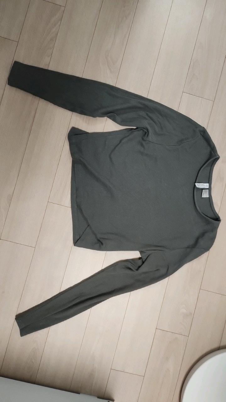 H&M 디바이드 골지 긴팔 티셔츠 2