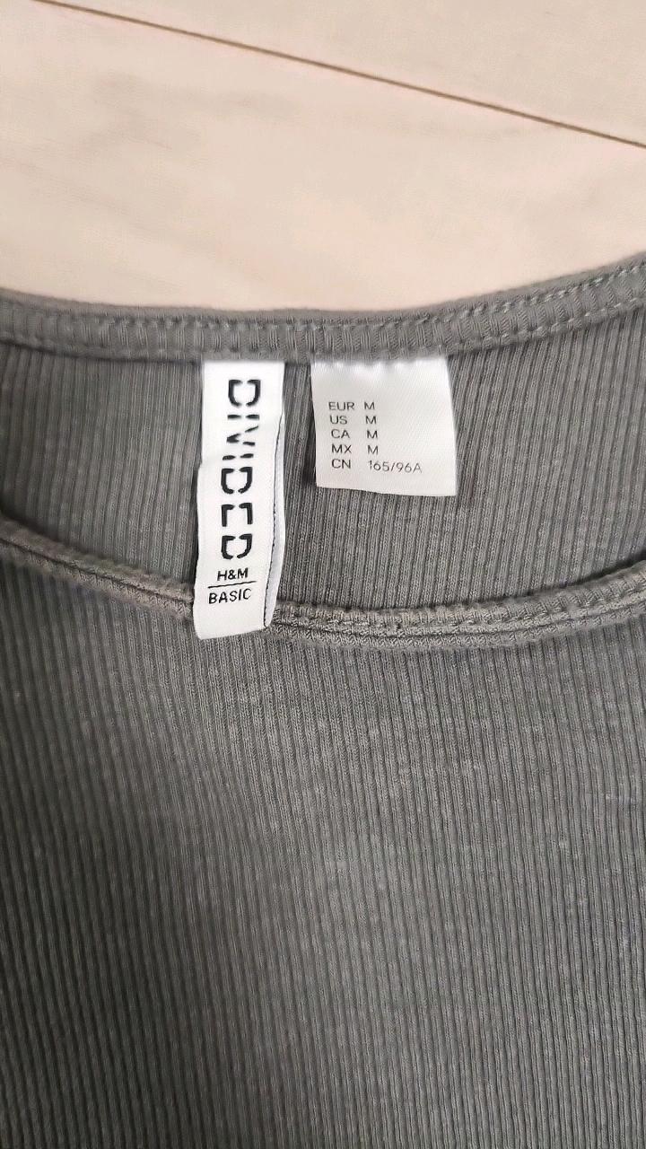 H&M 디바이드 골지 긴팔 티셔츠 3