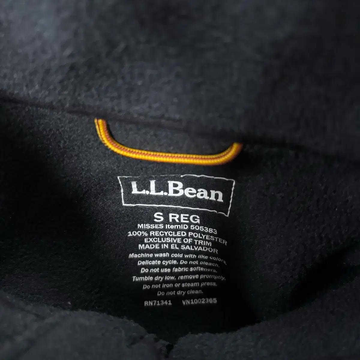LLbean 스뮬로고 플리스 베스트 4
