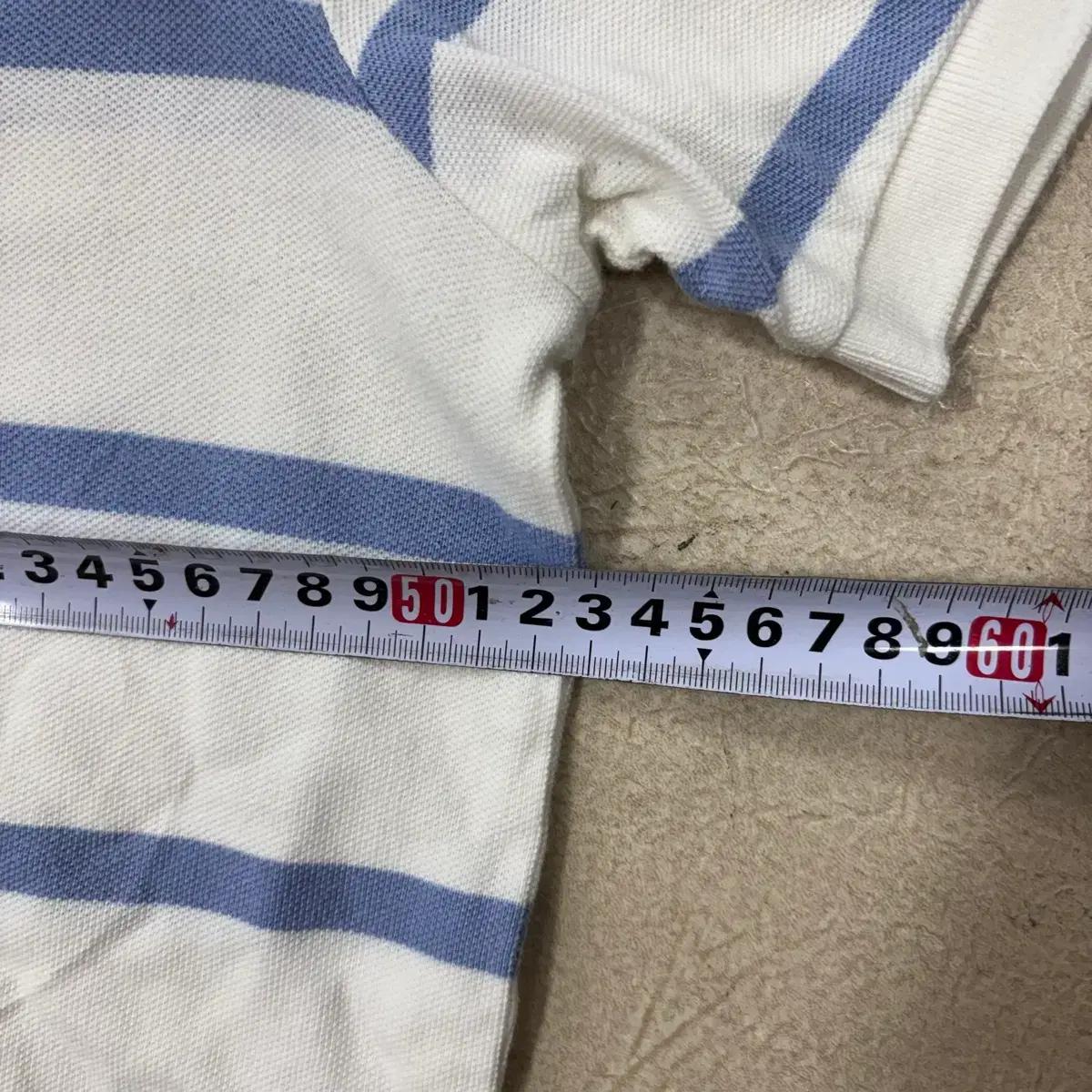 폴로 랄프로렌 스트라이프 포니 카라티 7