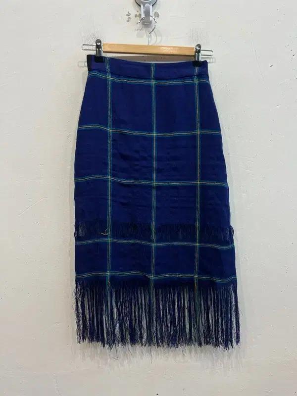 MSGM 퓨어린넨 프린지 스커트 치마 Made in ITALY 2
