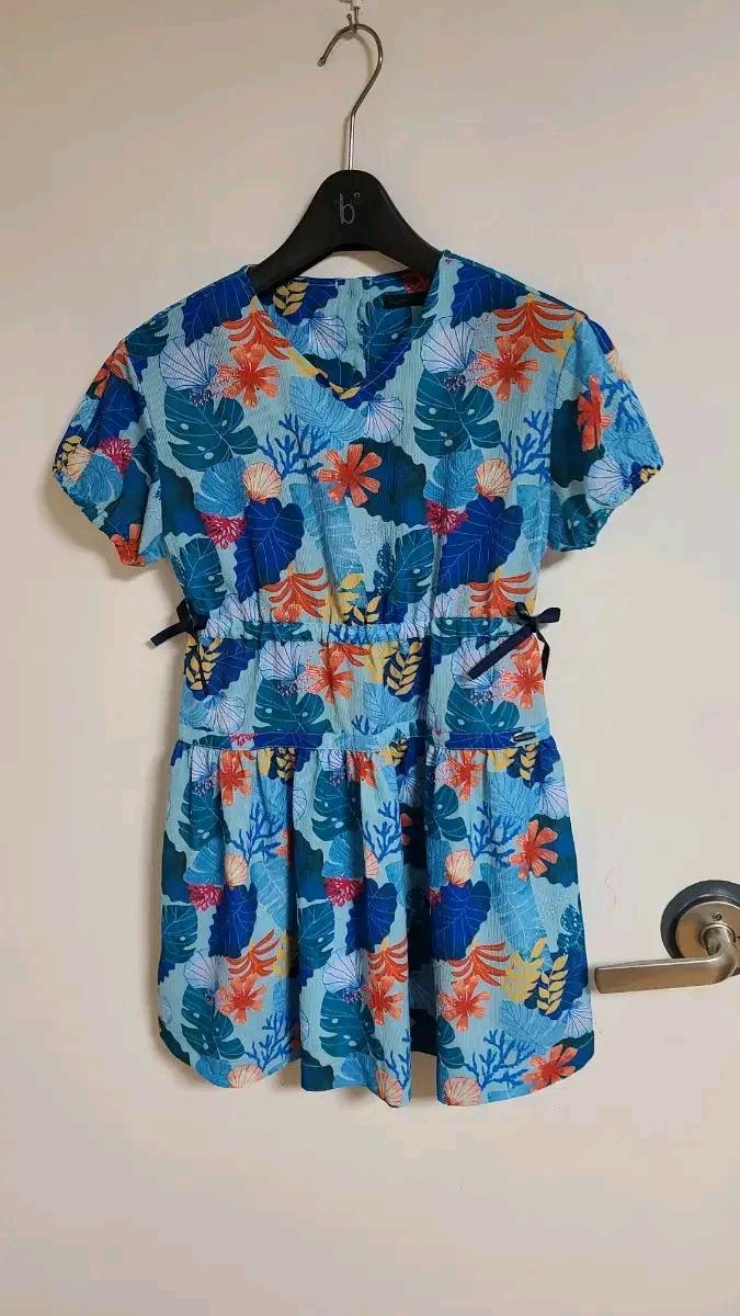 베네통 키즈 아쿠아 플래닛 원피스145 2