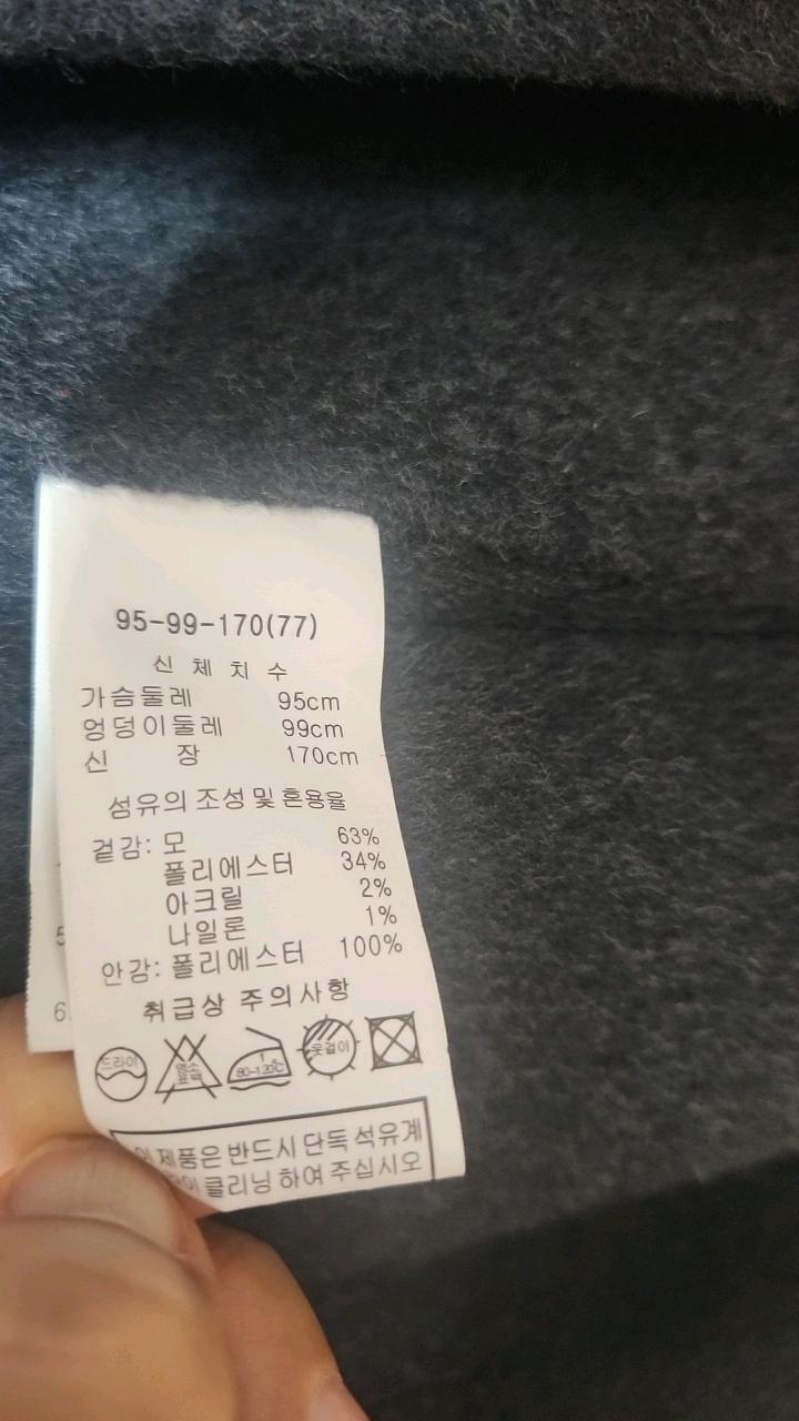 브레알 차콜 싱글 버튼 롱코트 3