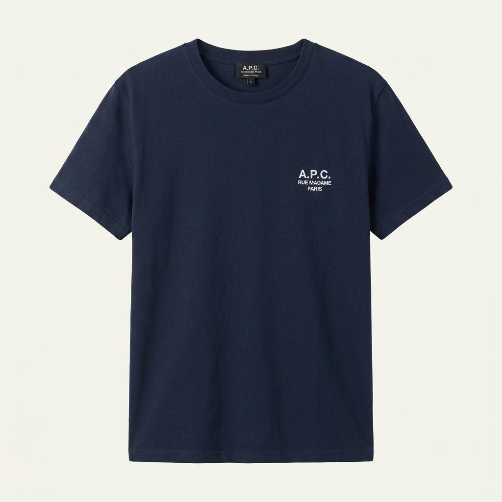 A.P.C. 반팔 티셔츠 네이비 1