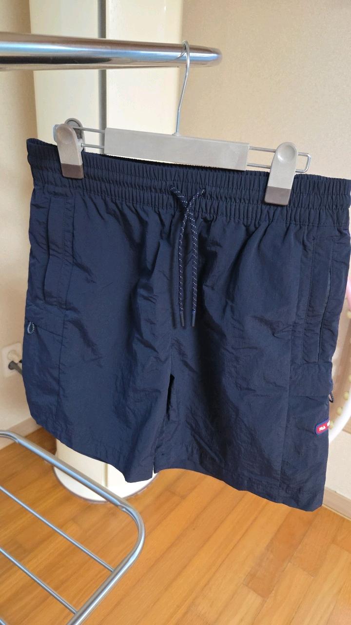 휠라 나일론 하프 팬츠 반바지 네이비 3