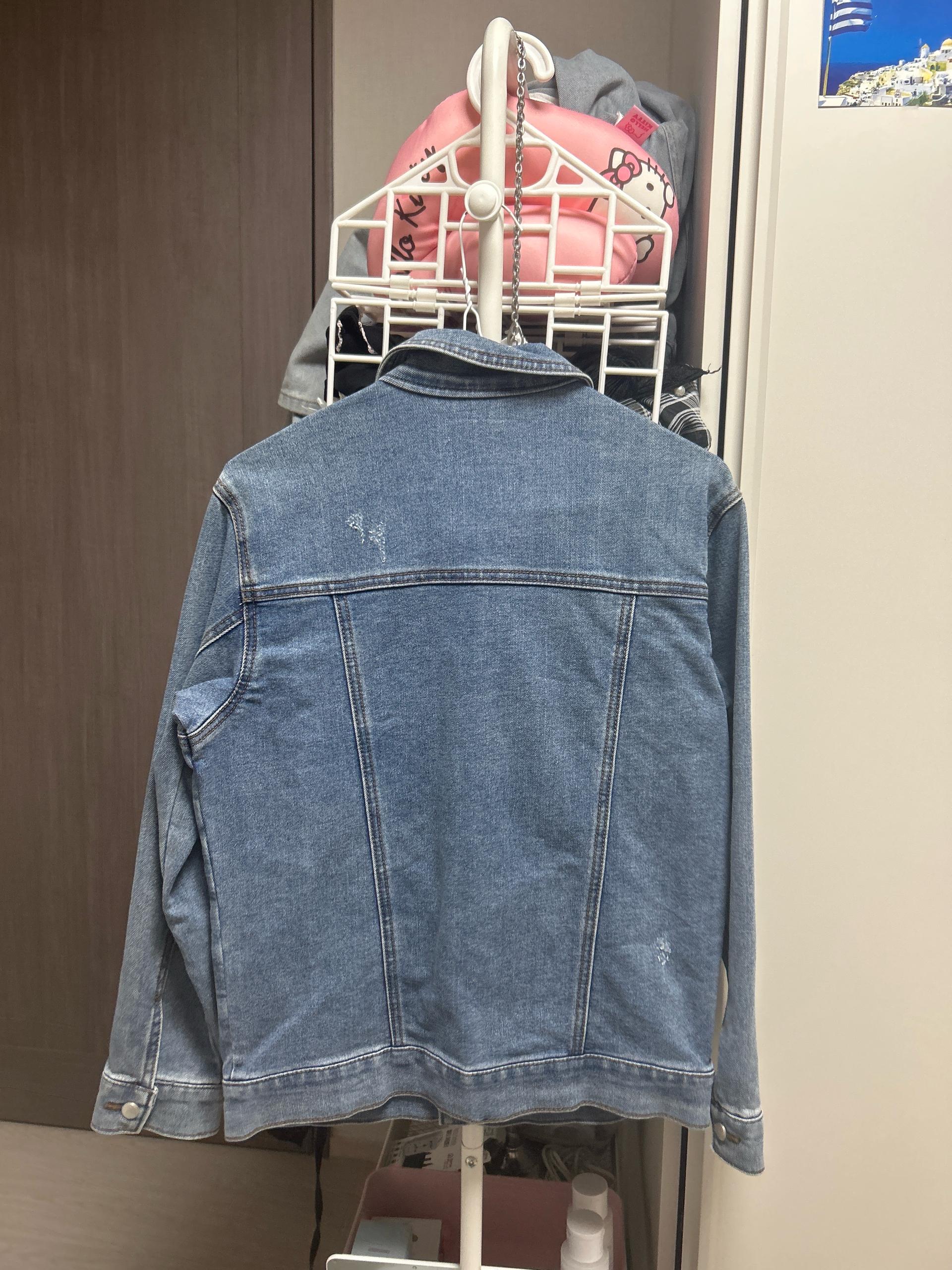 닉스 데미지 워싱 데님 자켓 중청 4