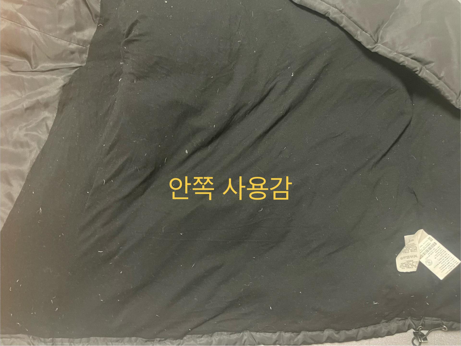 DKNY 퓨어 블랙 후드 패딩 점퍼 4