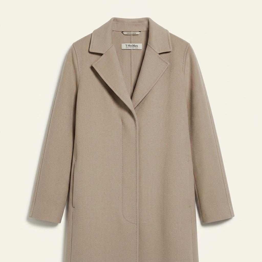 S Max Mara 에스 막스마라 아로나 핸드메이드 울 코트 1