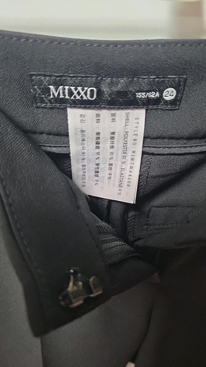 미쏘 블랙 슬림 슬랙스 팬츠 3
