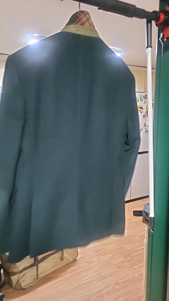바쏘옴므 울 혼방 싱글 자켓 그린 3