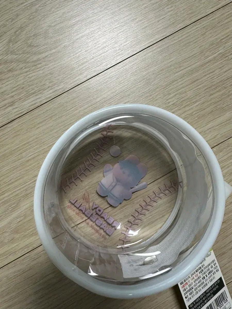 다이소 스포츠 토끼 투명 원형 파우치 4