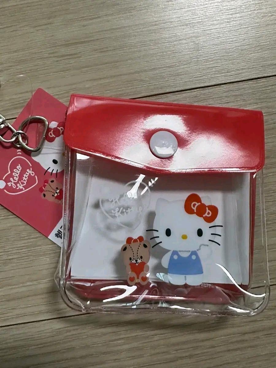 다이소 헬로키티 똑딱이 키링 파우치 2
