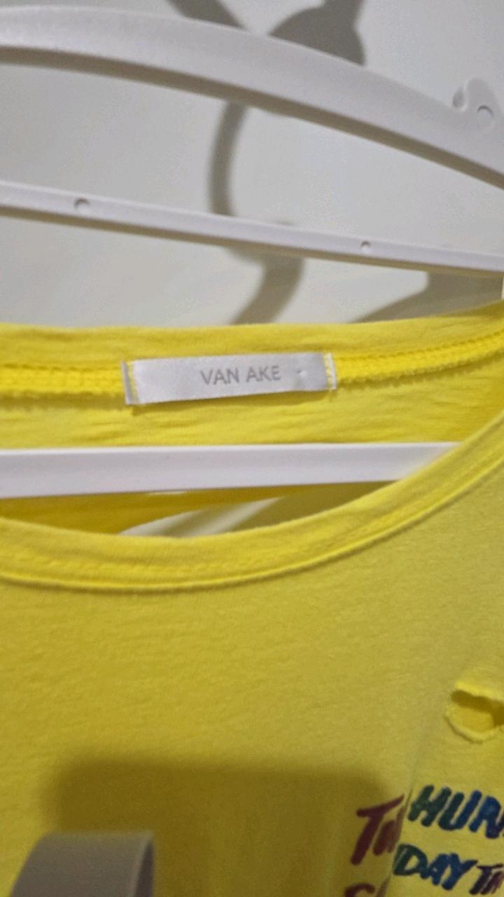 VAN AKE 빈티지 데미지 오버핏 반팔 티셔츠 3
