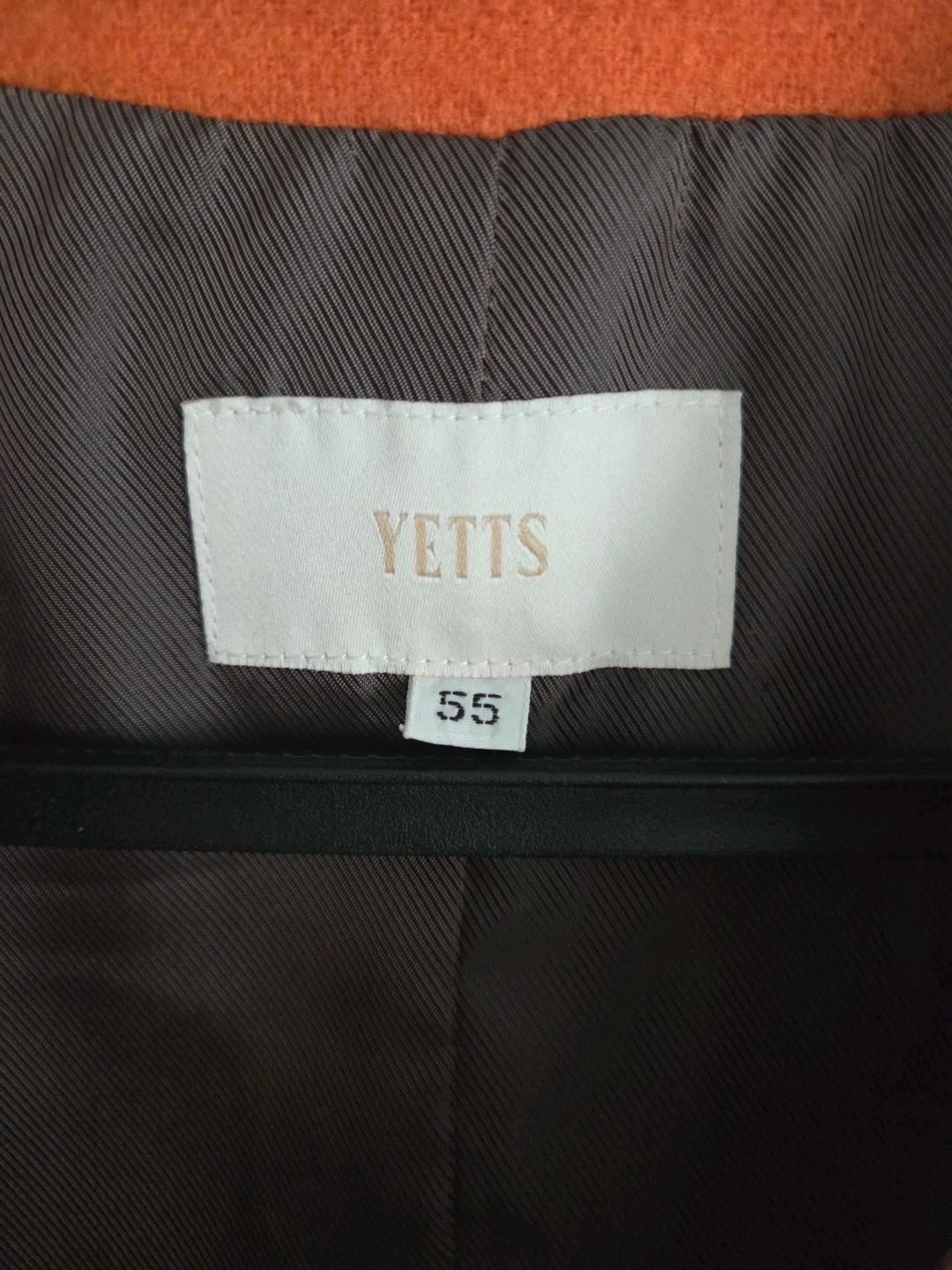 YETTS 예츠 오렌지 울 혼방 조끼 55 3