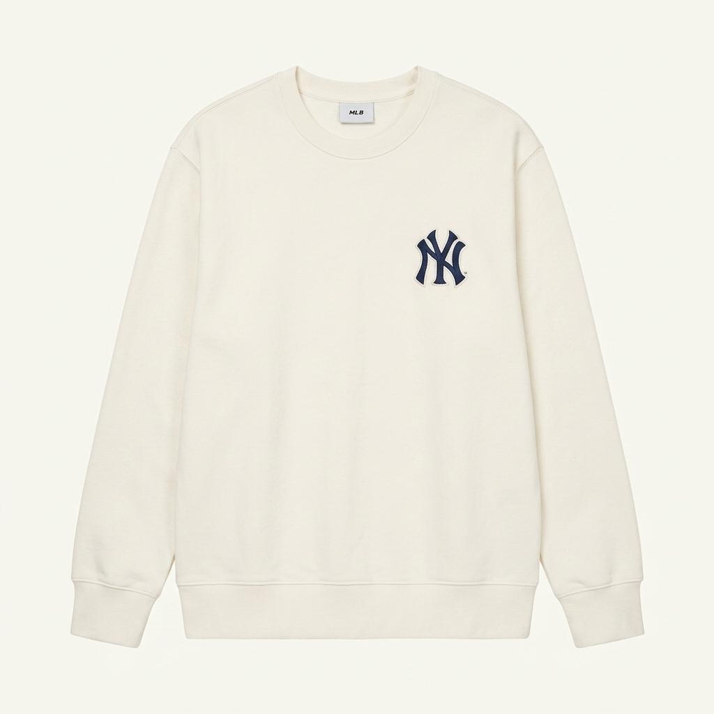 MLB 뉴욕양키스 빅로고 맨투맨 아이보리 1