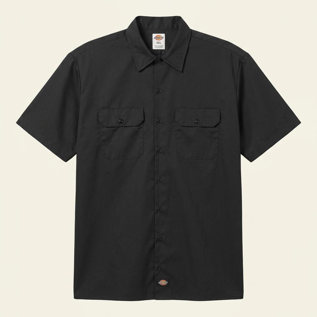 디키즈 워크웨어 반팔 셔츠 블랙 3XL 1
