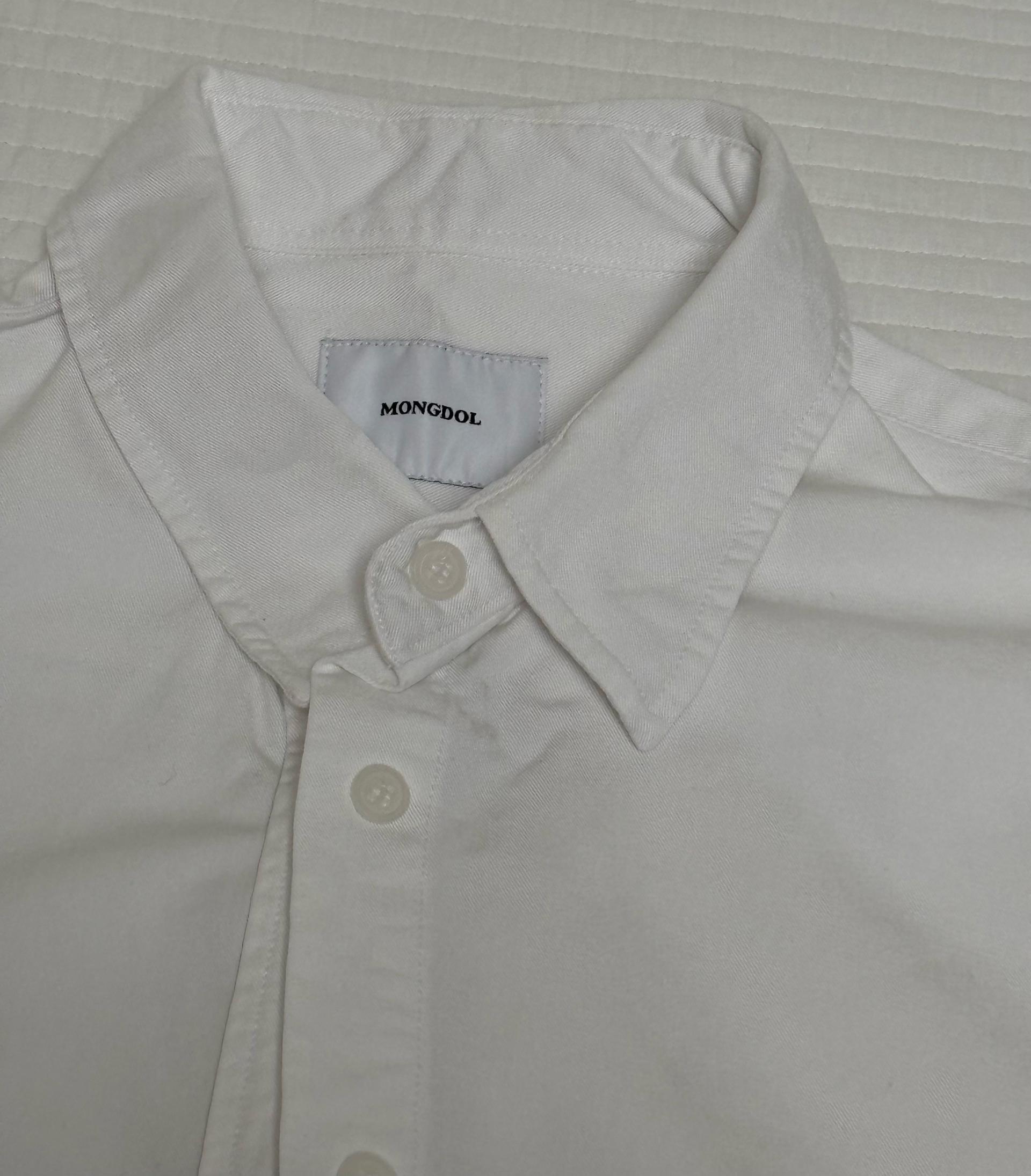 몽돌 FW 크롭 긴팔 셔츠 화이트 MDSH011WHITE 4