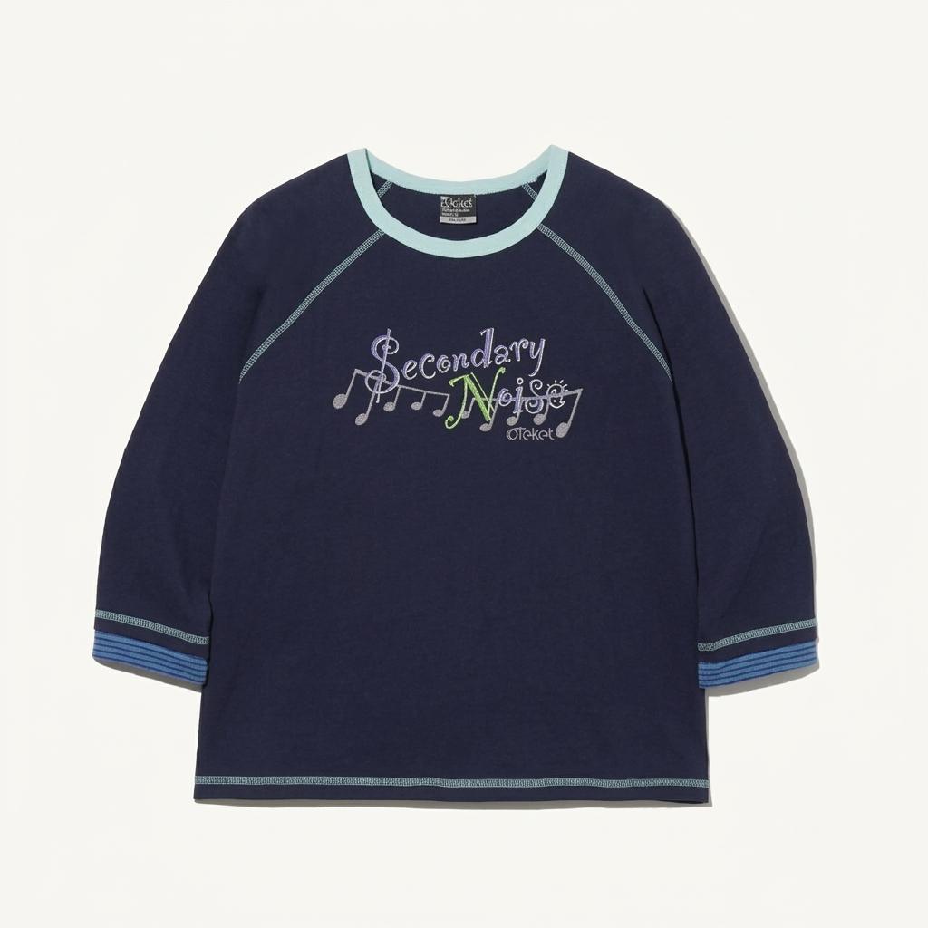 테켓 / 플로우 노트 L/S 티 -네이비 1