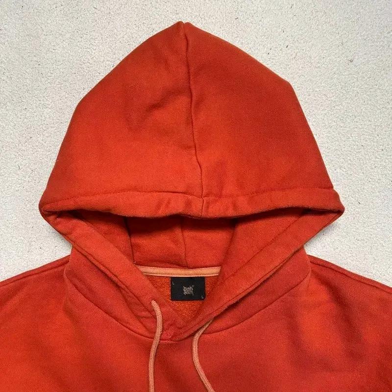 BROWNBREATH 후드티 레드 오렌지 L 5