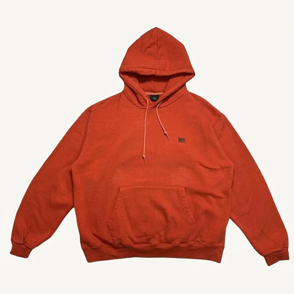 BROWNBREATH 후드티 레드 오렌지 L 1